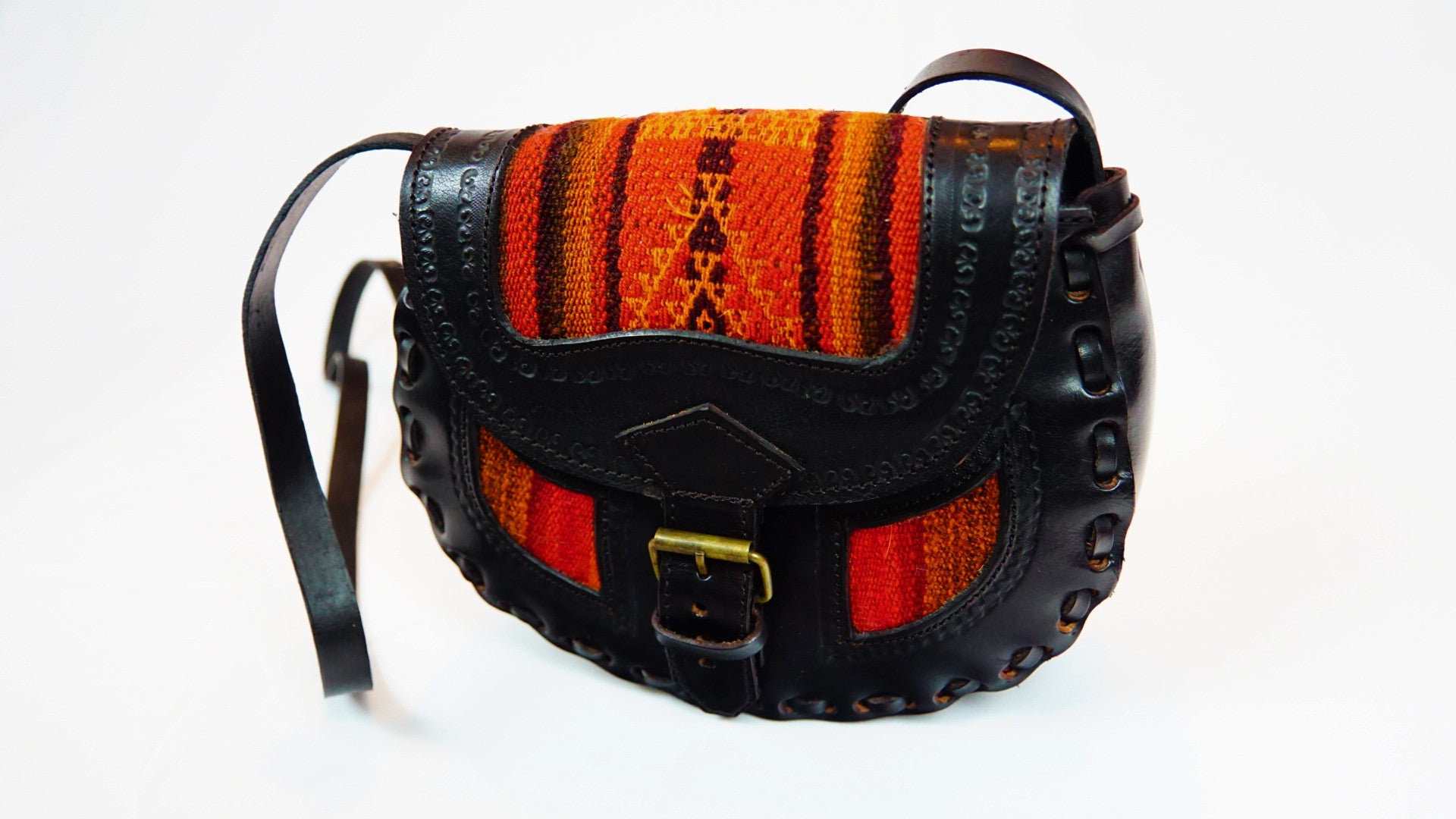 Andean Leather Purse